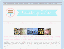 Tablet Screenshot of crackingcakes.biz